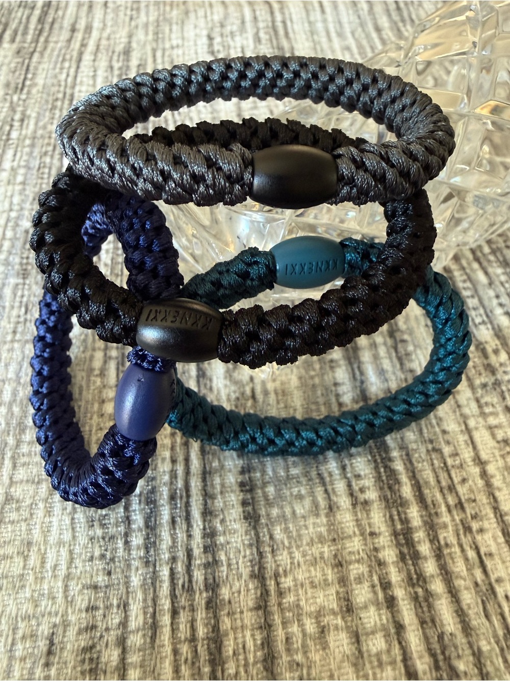 Authentic original KKNEKKI
hair ties. Set of 4